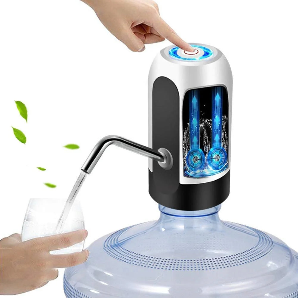 Portable water dispenser with USB charging